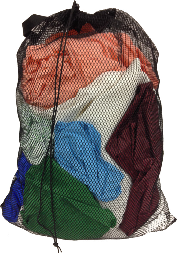 Mesh Laundry Bags With Drawstring And ID Tag