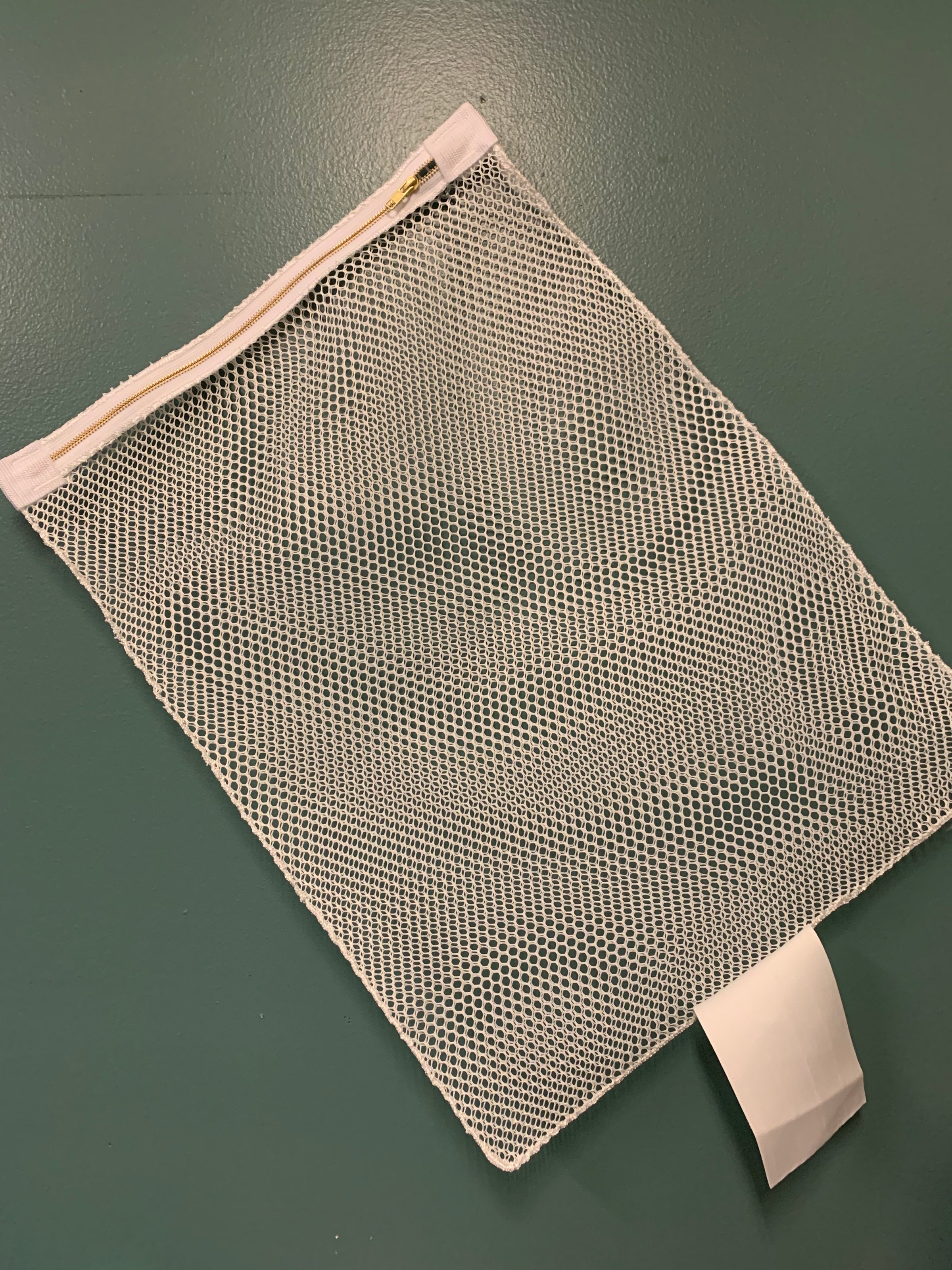 Green Mesh Net Draw String Laundry Bags 18